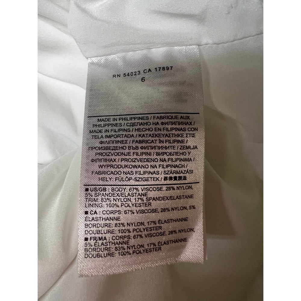 Banana Republic Women’s‎ White Fit & Flare Casual Dress Size 6 - Picture 8 of 8